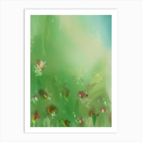 Wildflowers Field Art Print