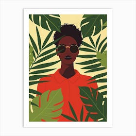 Portrait Of African American Woman 9 Art Print