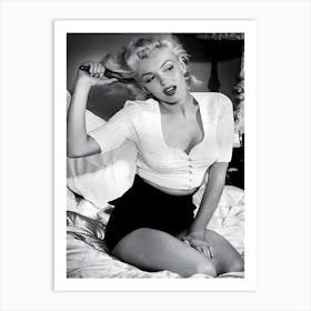 Marilyn Monroe Famous Movie Actress Art Print