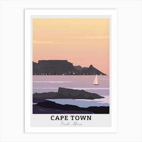 Cape Town Travel Art Print