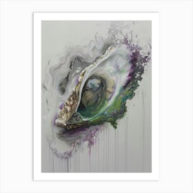 Oyster Shell 4 Art Print