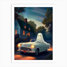 Ghost Car 6 Art Print