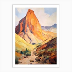 Mount Teide Spain 1 Mountain Painting Art Print