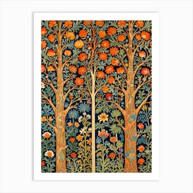 William Morris Tapestry Of Trees Art Print