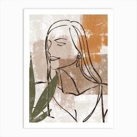 Portrait Of A Woman Art Print