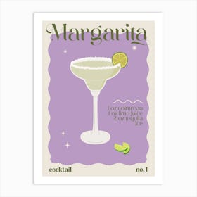 Margarita Cocktail Art Print