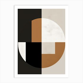 Vintage Variations; Mid Century Geometries Art Print