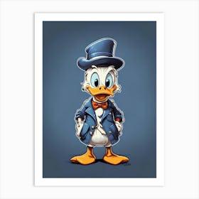 Donald Duck 3 Art Print