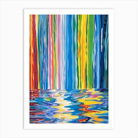 Rainbow Waterfall 2 Art Print
