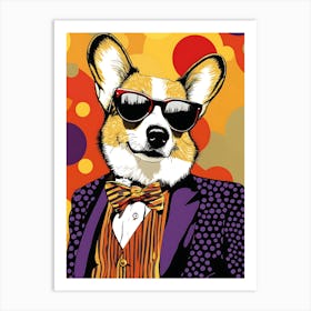 Corgi Dog Art Print