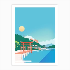 Ise Japan 1 Colourful Illustration Art Print