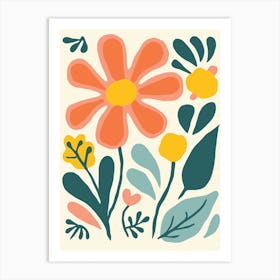 Flower Painting 1 Art Print