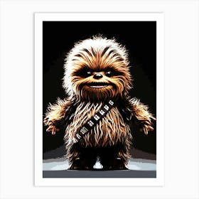 Star Wars Chewbacca movie Art Print