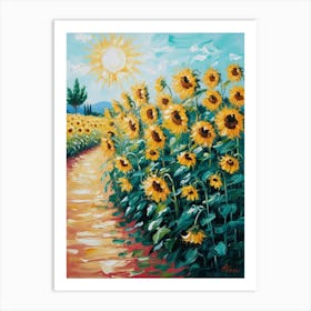 Sunflowers 9 Art Print