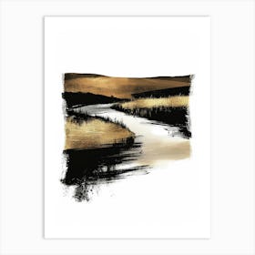 River In The Grass Art Print