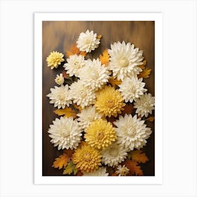 Autumn Flowers Art Print