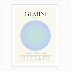 Gemini Art Print