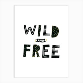 Wild And Free Dinosaur Art Print