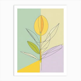 Yellow Flower Art Print