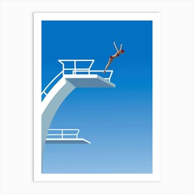 Olympic Diving Art Print