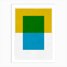 Geometric and modern abstract 14 Art Print