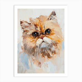 Persian Cat Painting 2 Art Print
