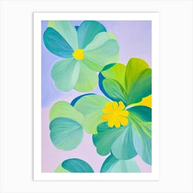 False Shamrock Bold Graphic Art Print