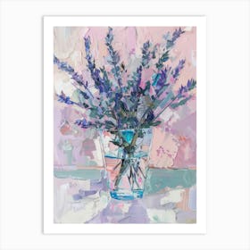 A World Of Flowers Lavender 3 Painting Art Print