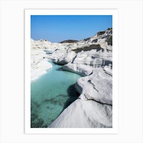 White Sand Beach Art Print