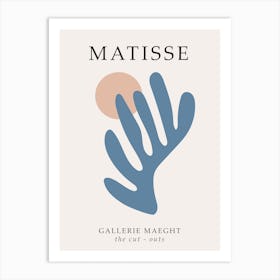 Blue Matisse Art Print