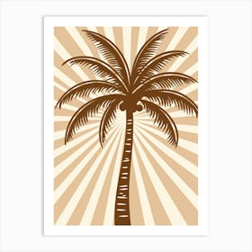 Palm Tree Vector Art Print