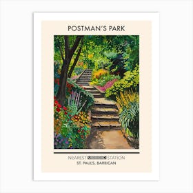 Postman S Park London Parks Garden 3 Art Print