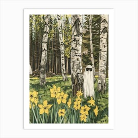 Ghosts In The Woods 11 Art Print