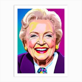 Betty White 2 Pop Movies Art Movies Art Print