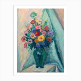 Henri Matisse Flowers In A Vase Art Print