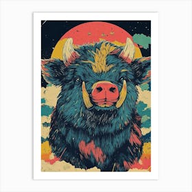 Wild Boar Art Print