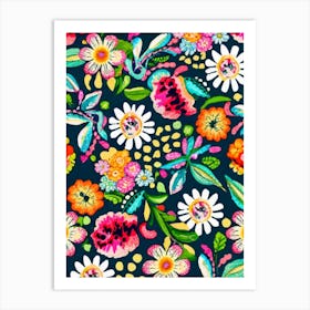 Floral Print 1 Art Print