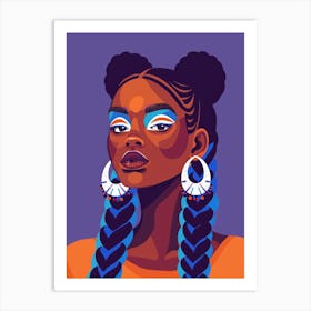 Afro-American Woman 74 Art Print