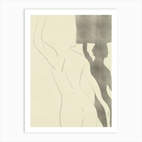 Shadow Of A Woman 1 Art Print