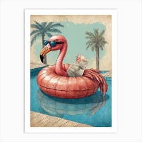 Flamingo 13 Art Print