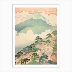 Mount Zao In Yamagata Miyagi, Japanese Landscape 2 Art Print