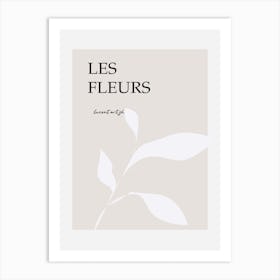 Les Fleurs 1 Art Print