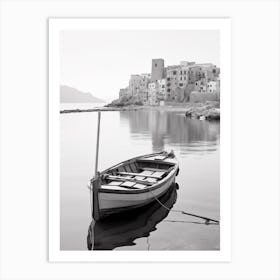 Cefalù, Italy, Black And White Photography 3 Art Print