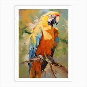 Bird Painting Macaw 4 Art Print