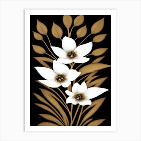 White Bloom Art Print