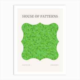 Leaf Pattern Poster 5 Art Print