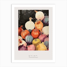 Art Deco Inspired Onions 1 Poster Art Print