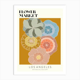 Los Angeles Flower Market Art Print