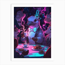 Tea Party 2 Art Print