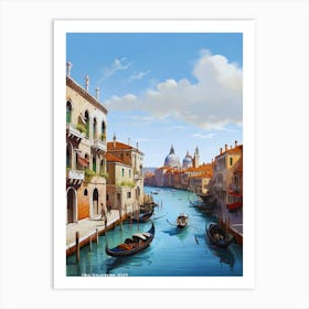 Venice Canal..5 Art Print